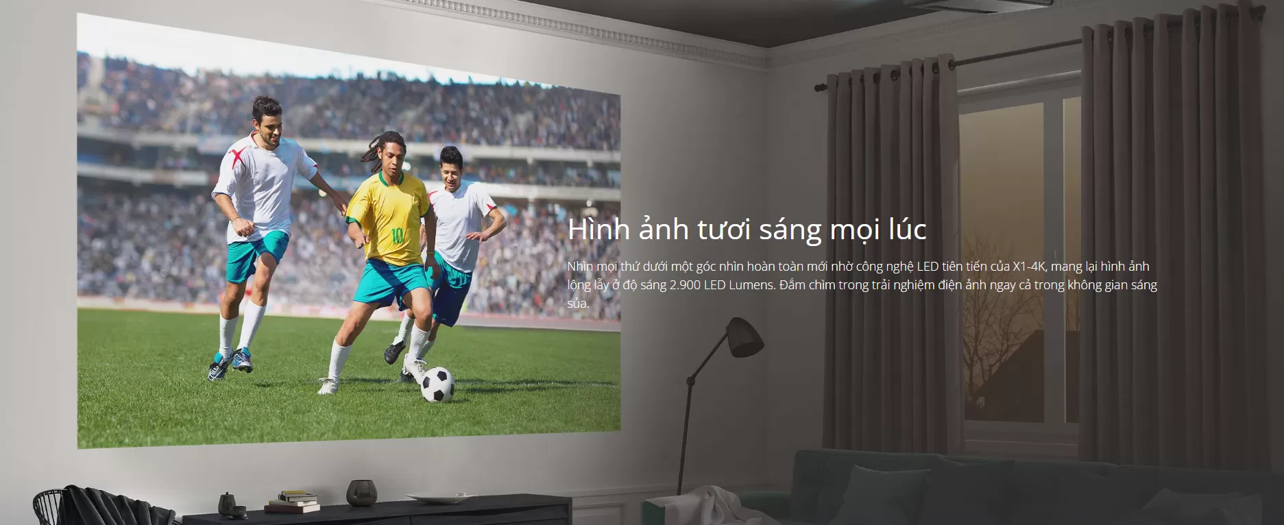 Máy chiếu Led thông minh ViewSonic X1-4K 